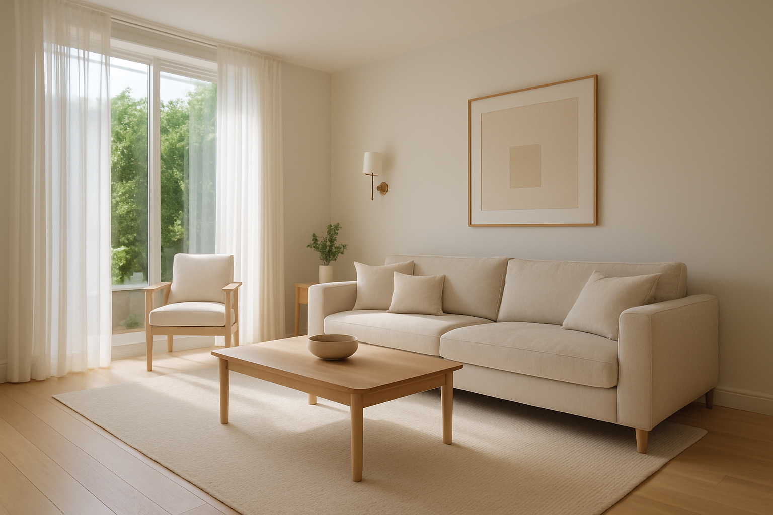 Living room cleaning — dust removal and polished surfaces in Tampa Bay